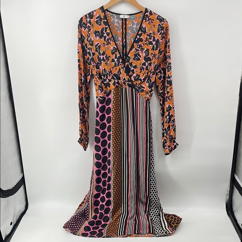 Sfizio Geometric Maxi Dress L A19